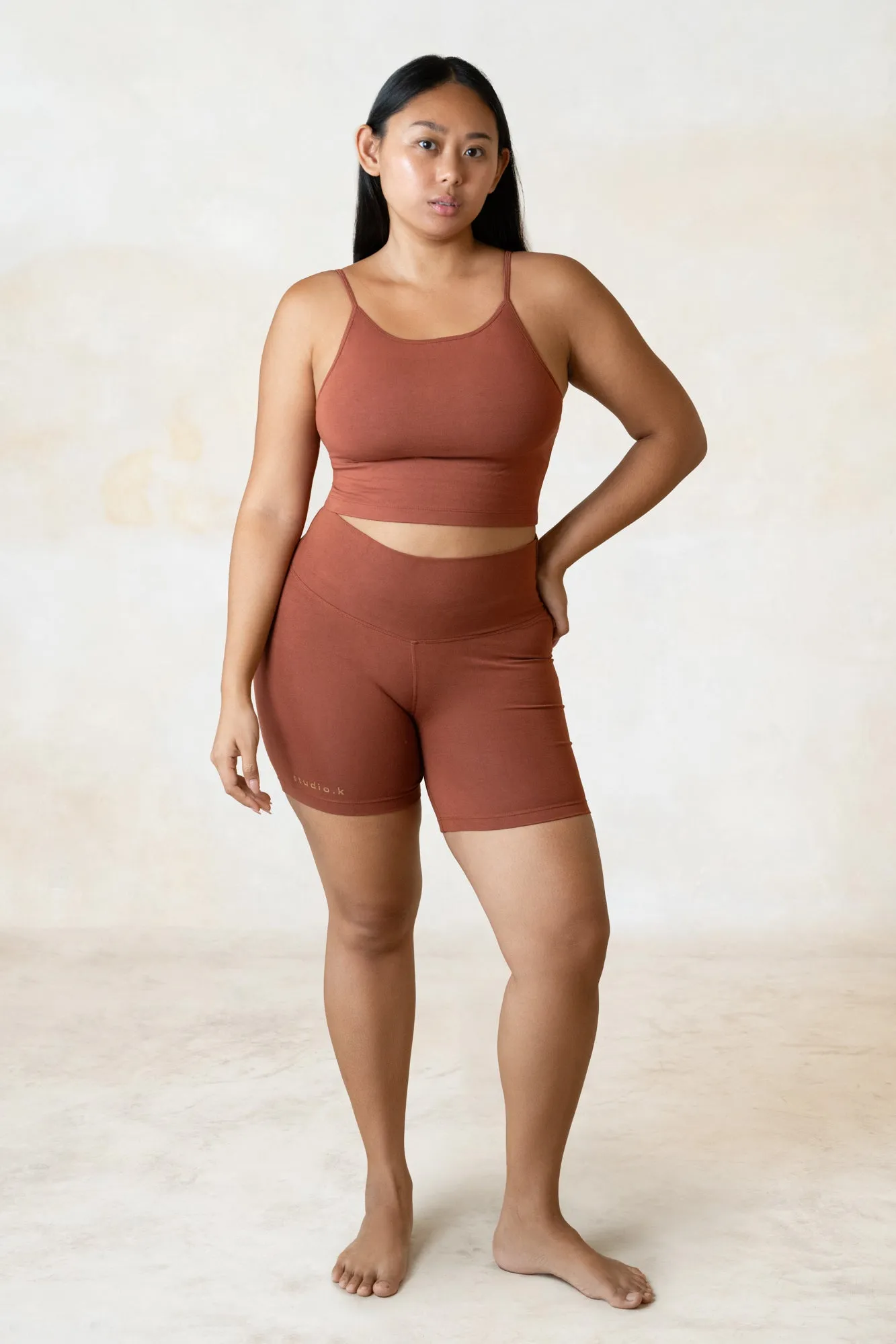 Ester Bamboo Built-in Bra Crop Top