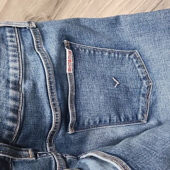 EUC Hudson Heidi High Rise Flare Bubbly Jeans