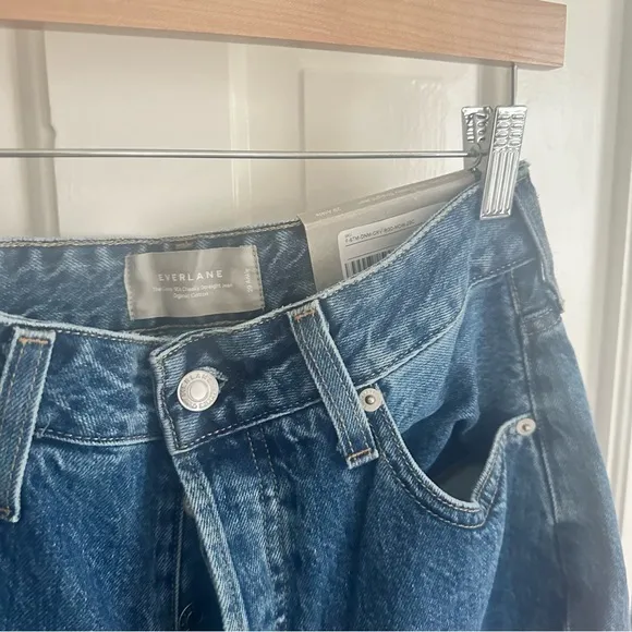 Everlane NEW Curvy 90s Cheeky Straight Jean High Rise 100% Cotton Ankle Jeans 29