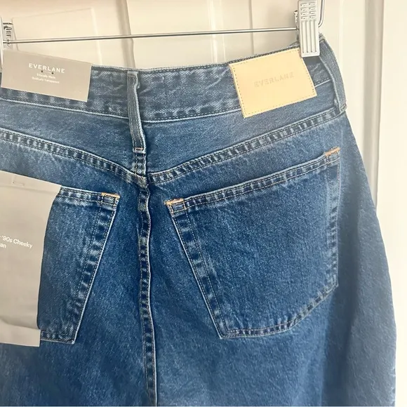Everlane NEW Curvy 90s Cheeky Straight Jean High Rise 100% Cotton Ankle Jeans 29