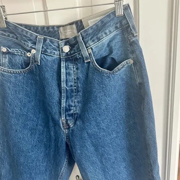 Everlane NEW Curvy 90s Cheeky Straight Jean High Rise 100% Cotton Ankle Jeans 29