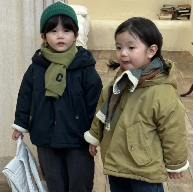 Everyday Hooded Padded Coat (Olive)