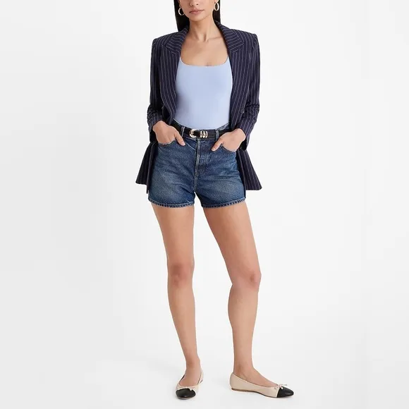 Express Women’s Super High Rise RiGID Shorts Jeans NWT