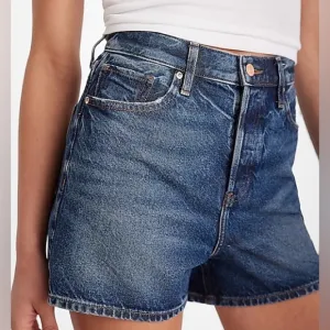 Express Women’s Super High Rise RiGID Shorts Jeans NWT