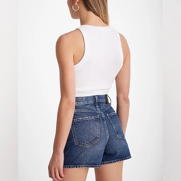 Express Women’s Super High Rise RiGID Shorts Jeans NWT