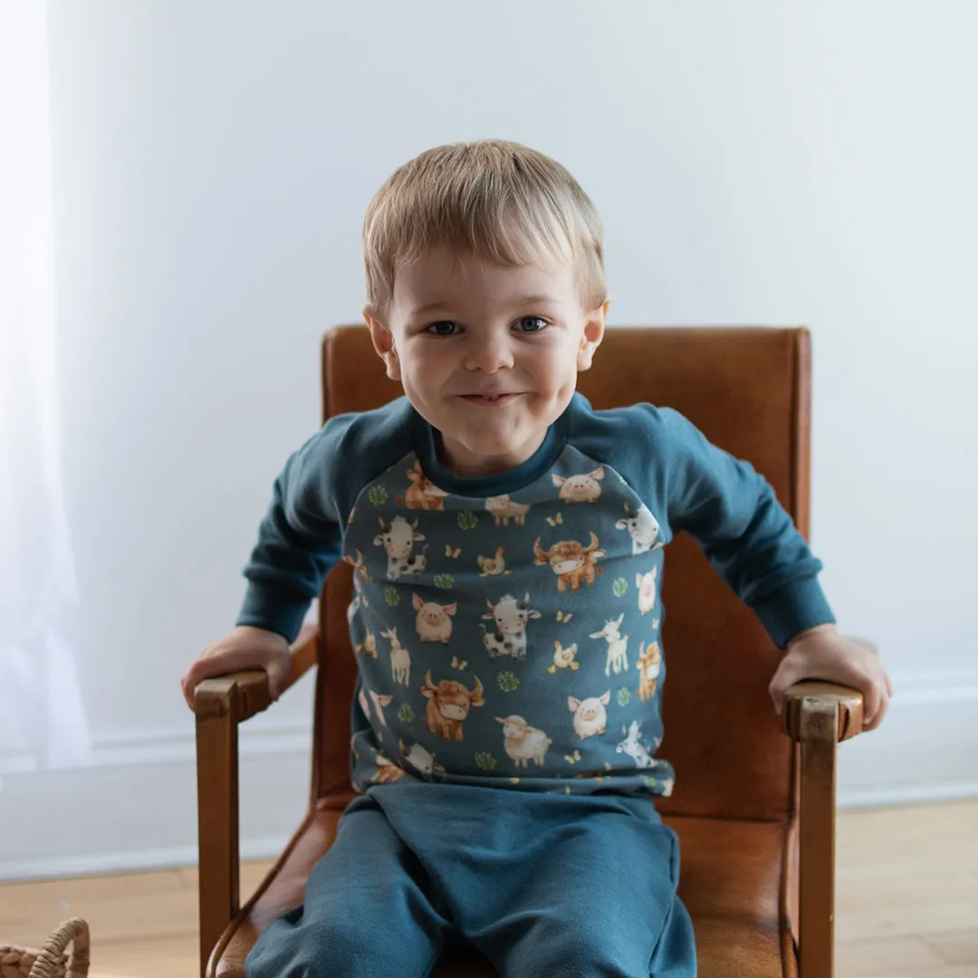 Farm Babies Grow-With-Me Pullover
