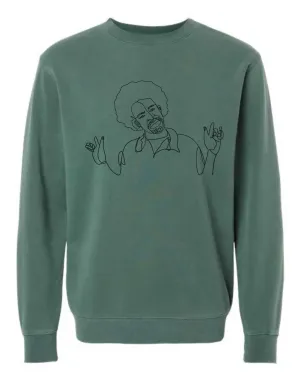 Feeling Myself Sweater, Vintage Green