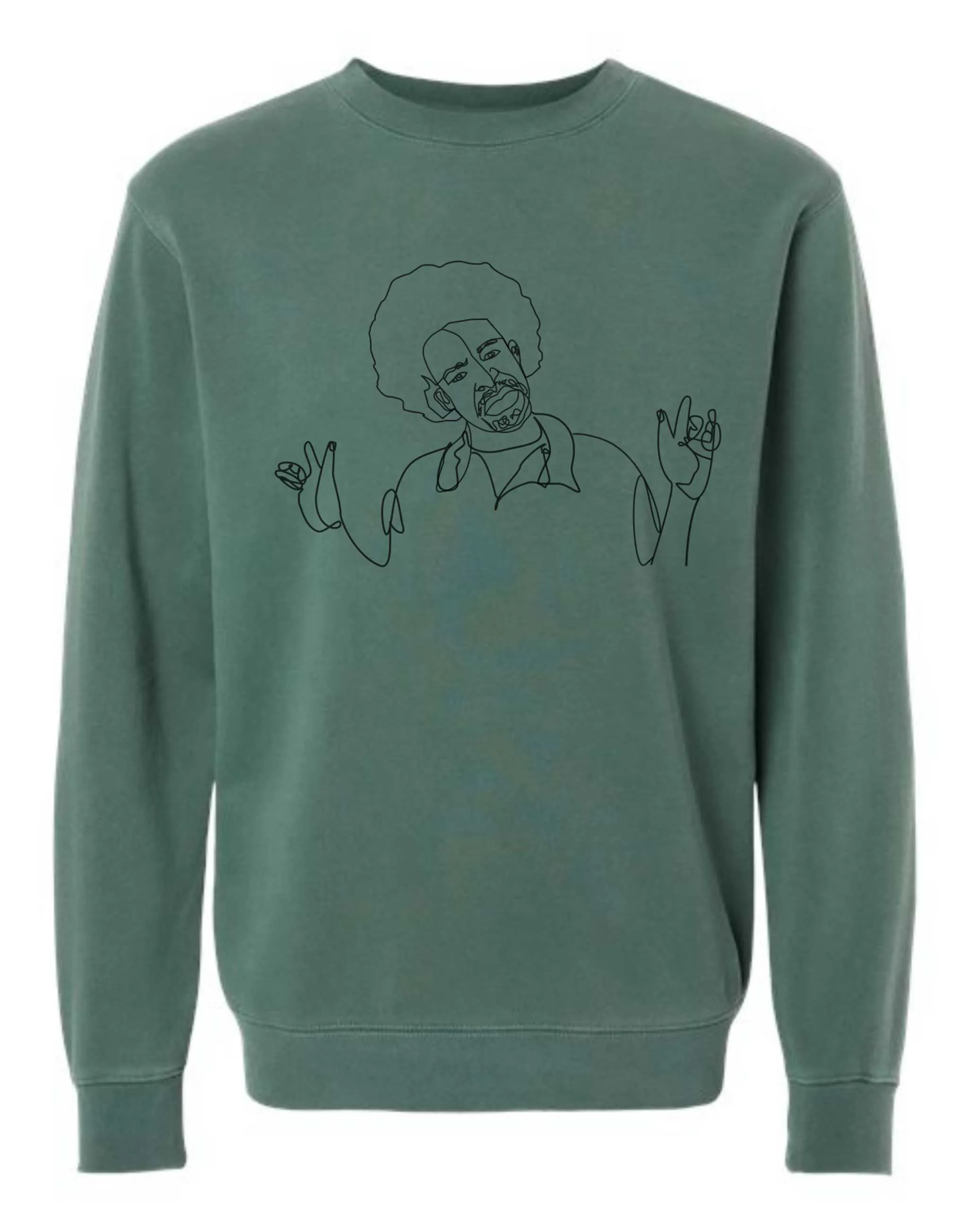 Feeling Myself Sweater, Vintage Green