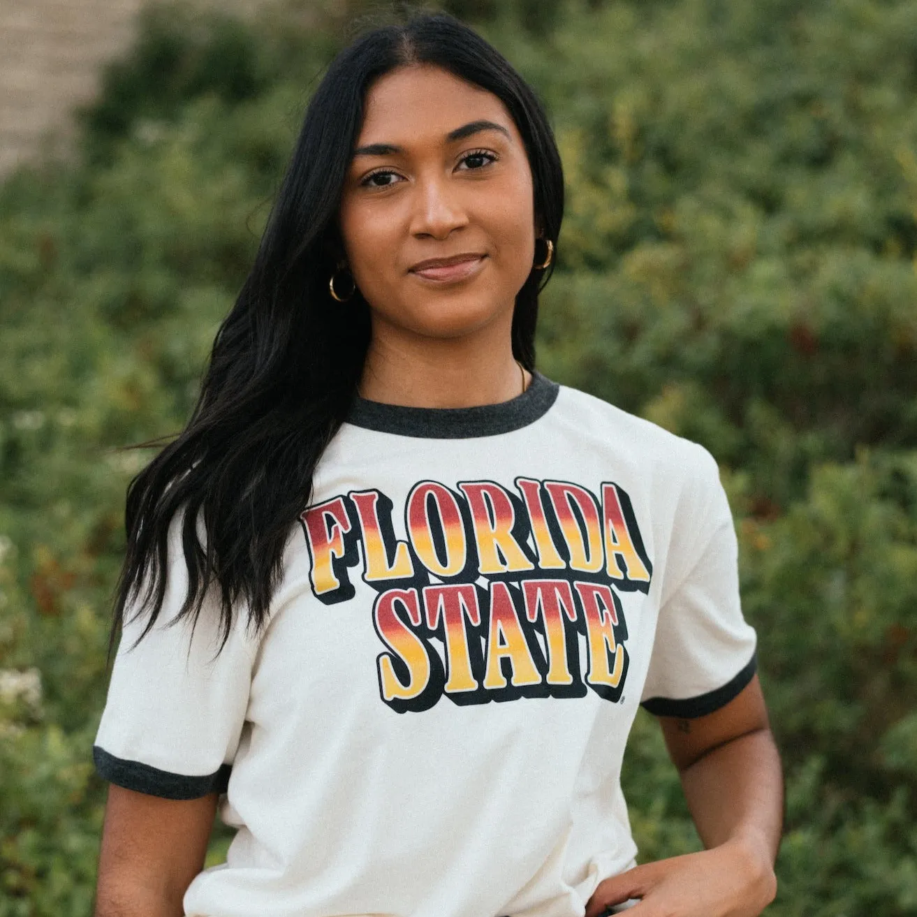 Florida State 1980's Ringer Tee