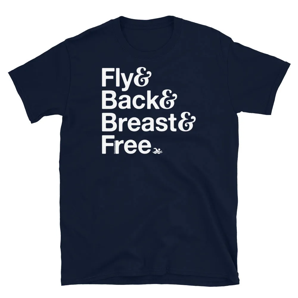 Fly Back Breast and Free IM T-Shirt
