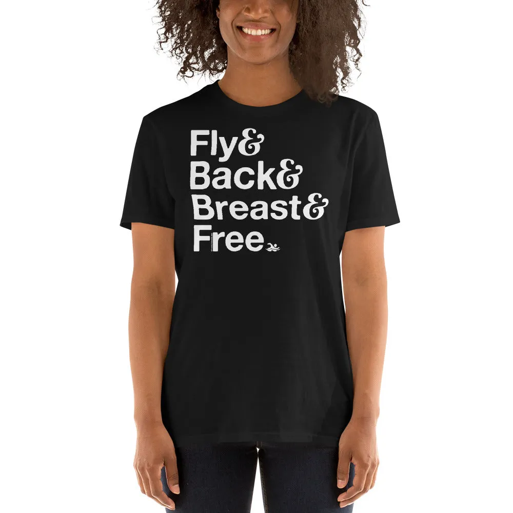 Fly Back Breast and Free IM T-Shirt