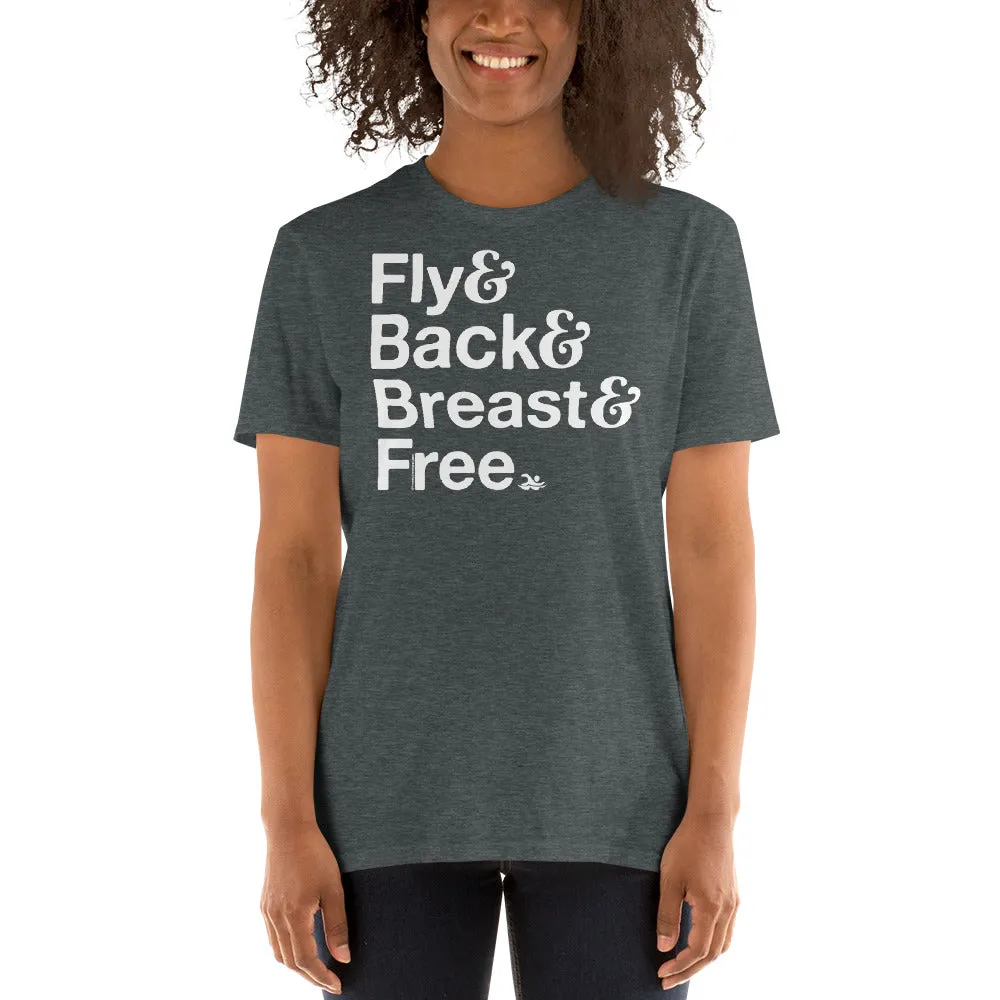 Fly Back Breast and Free IM T-Shirt