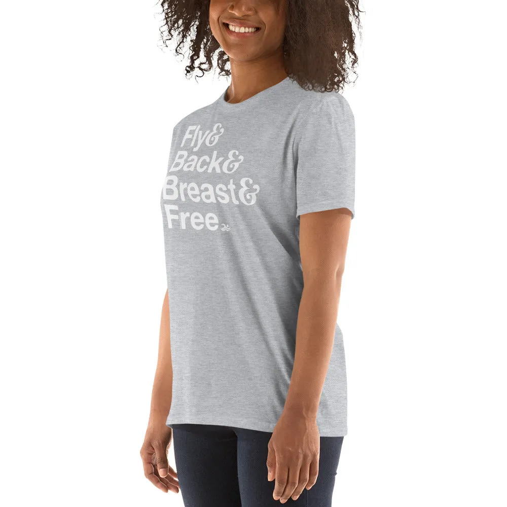 Fly Back Breast and Free IM T-Shirt