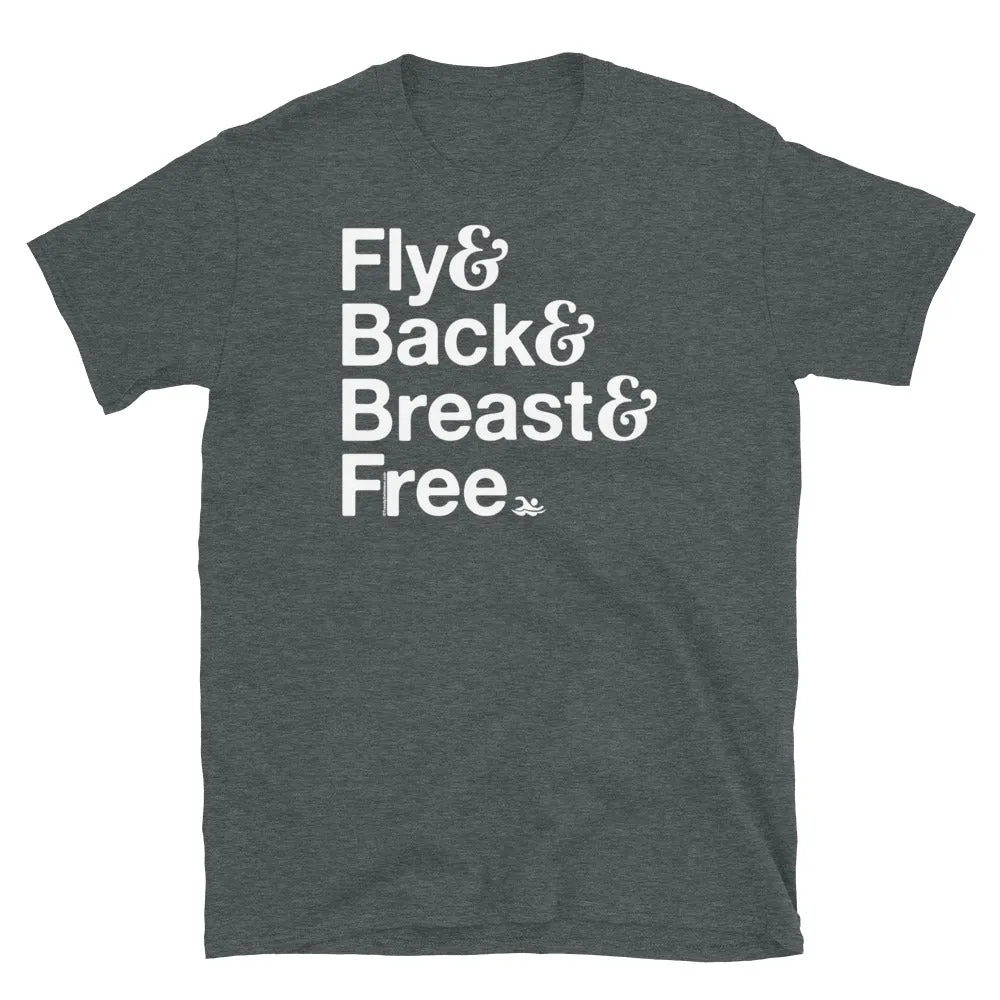 Fly Back Breast and Free IM T-Shirt