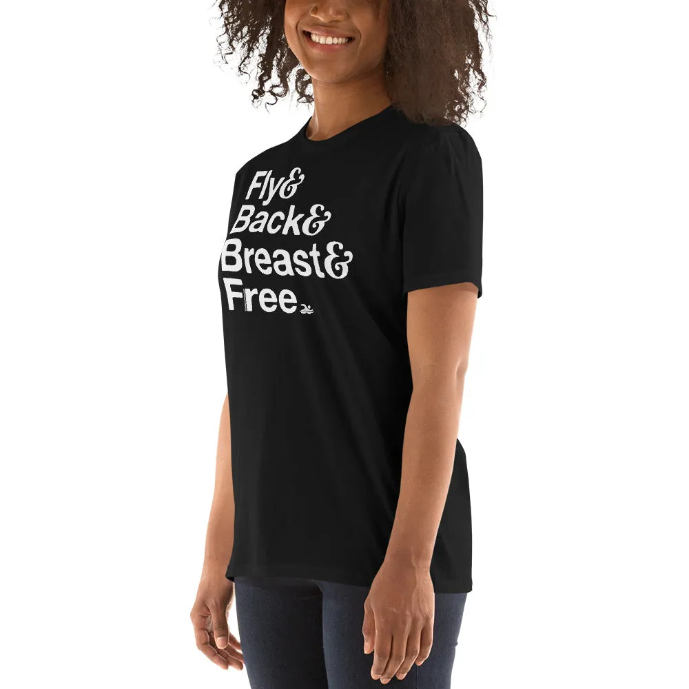 Fly Back Breast and Free IM T-Shirt