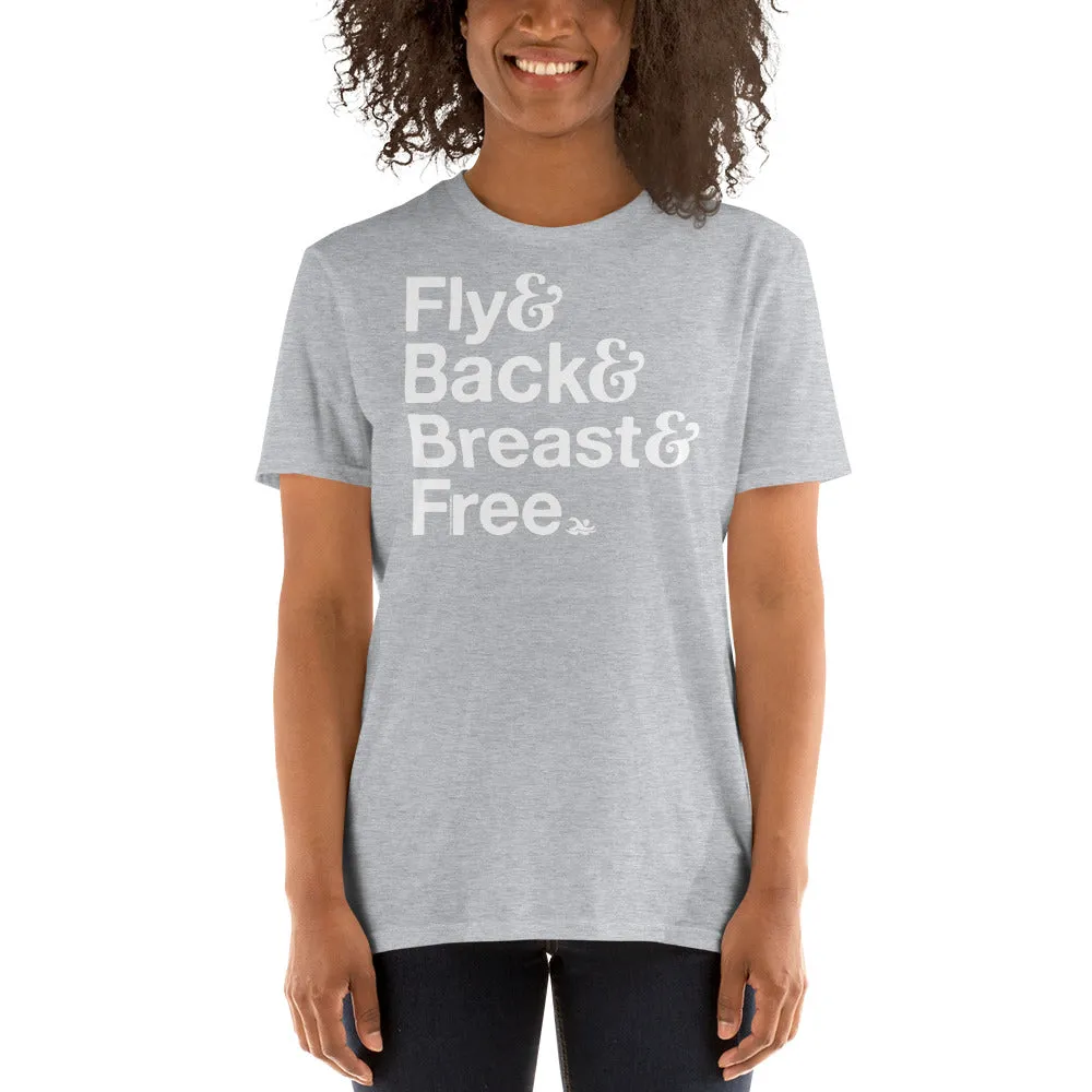 Fly Back Breast and Free IM T-Shirt