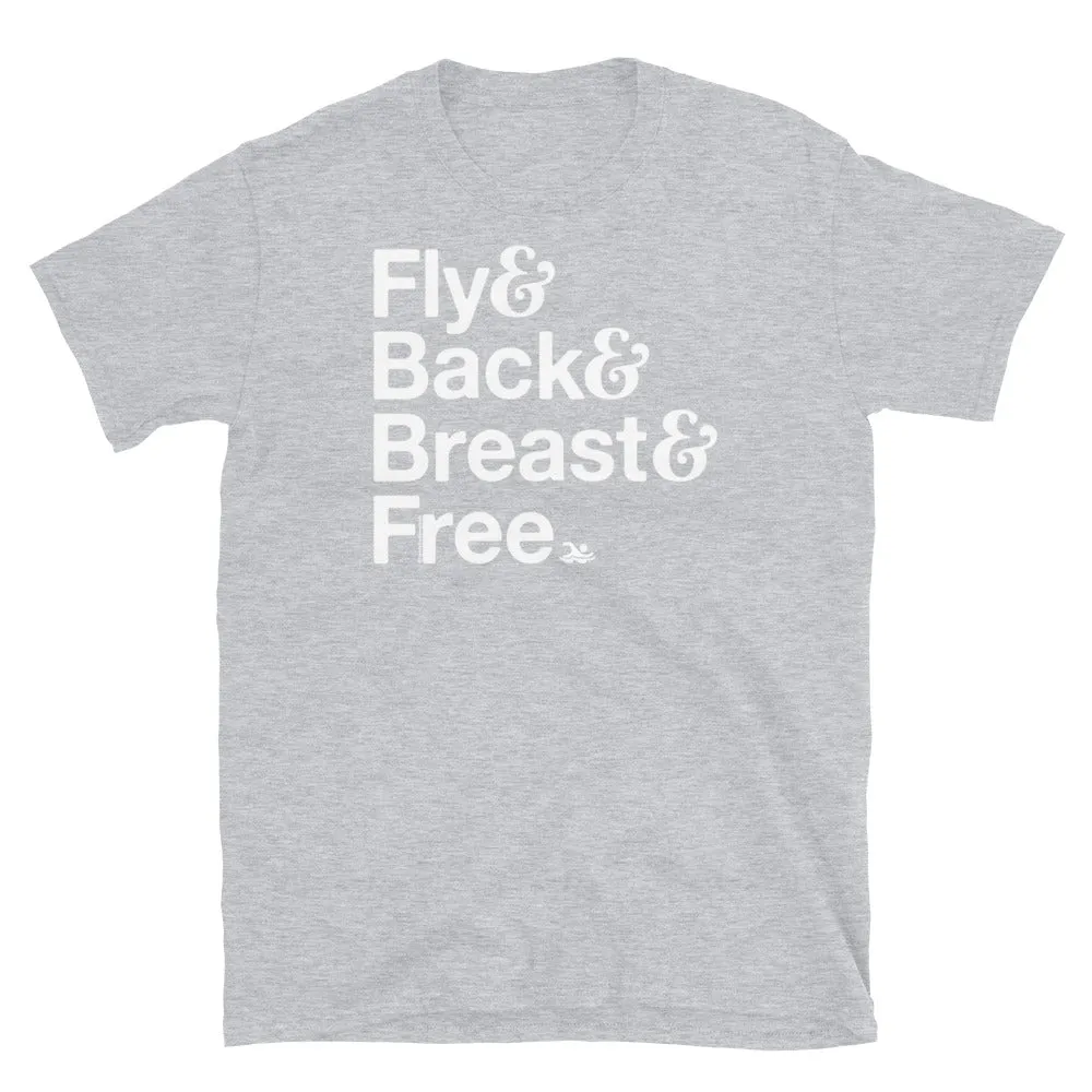 Fly Back Breast and Free IM T-Shirt