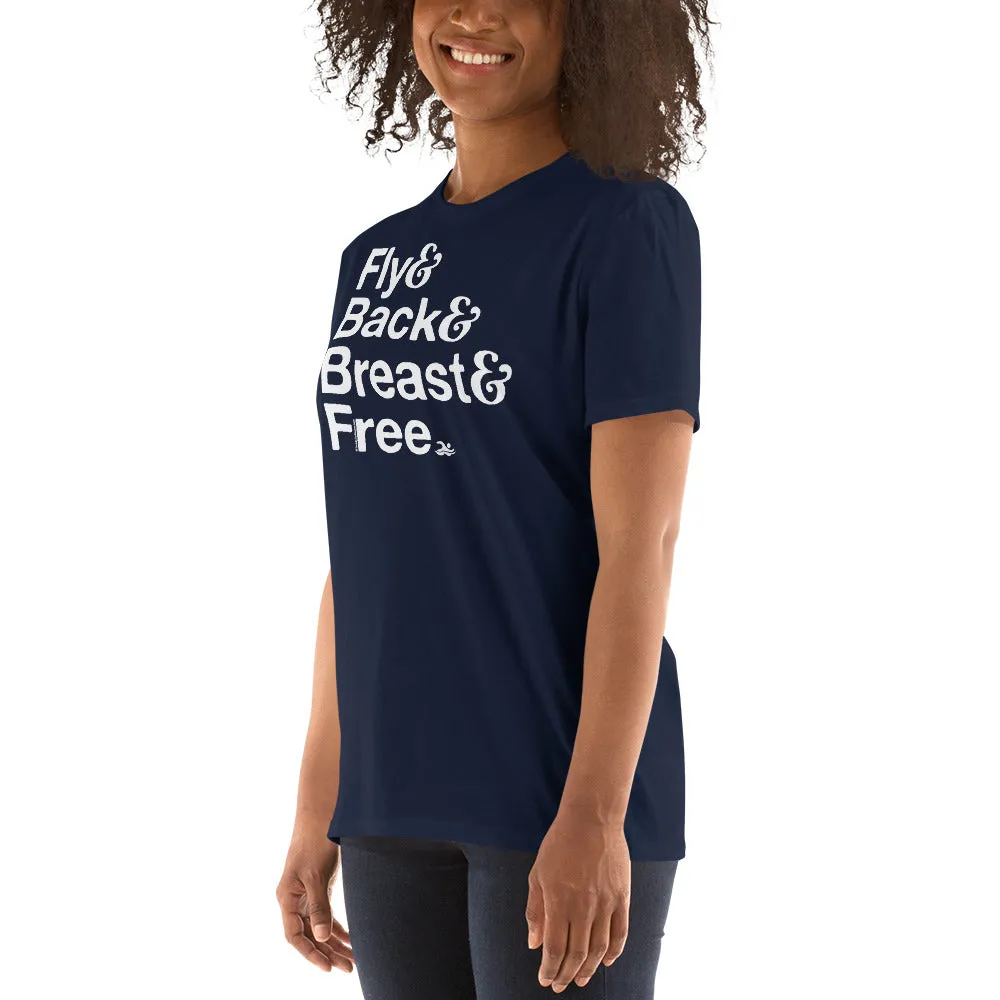 Fly Back Breast and Free IM T-Shirt