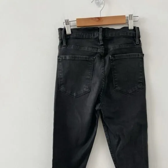 FRAME Ali High Rise Black Jeans Size 26