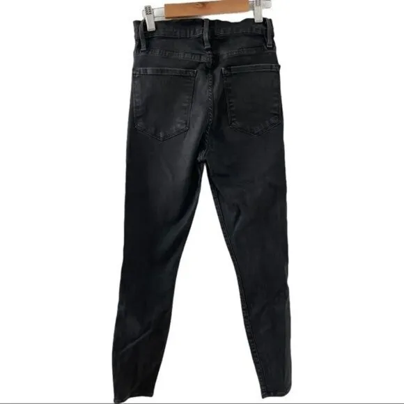 FRAME Ali High Rise Black Jeans Size 26