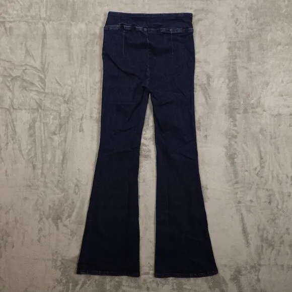 Frame jeans The Jet Set Flare women's 1 blue pull on high rise stretchy