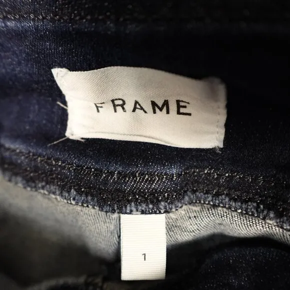 Frame jeans The Jet Set Flare women's 1 blue pull on high rise stretchy