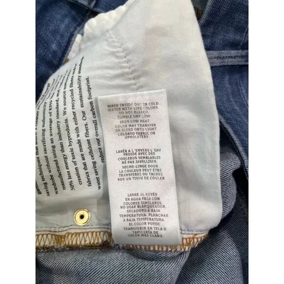 FRAME Le Mini Bootleg Jeans High Rise in Poe Medium Wash Sz 31