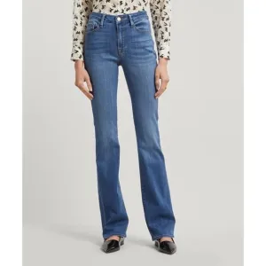 FRAME Le Mini Bootleg Jeans High Rise in Poe Medium Wash Sz 31