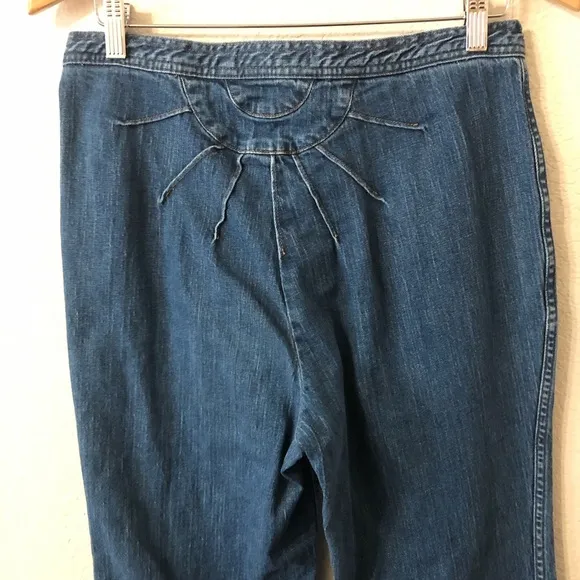 Free People Ray of Sunshine High Waisted Denim Flare Jeans - Size 31