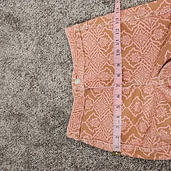 Free People Throw It Back Reversible Flare Jeans High-Rise Flare Jeans Pink Tan