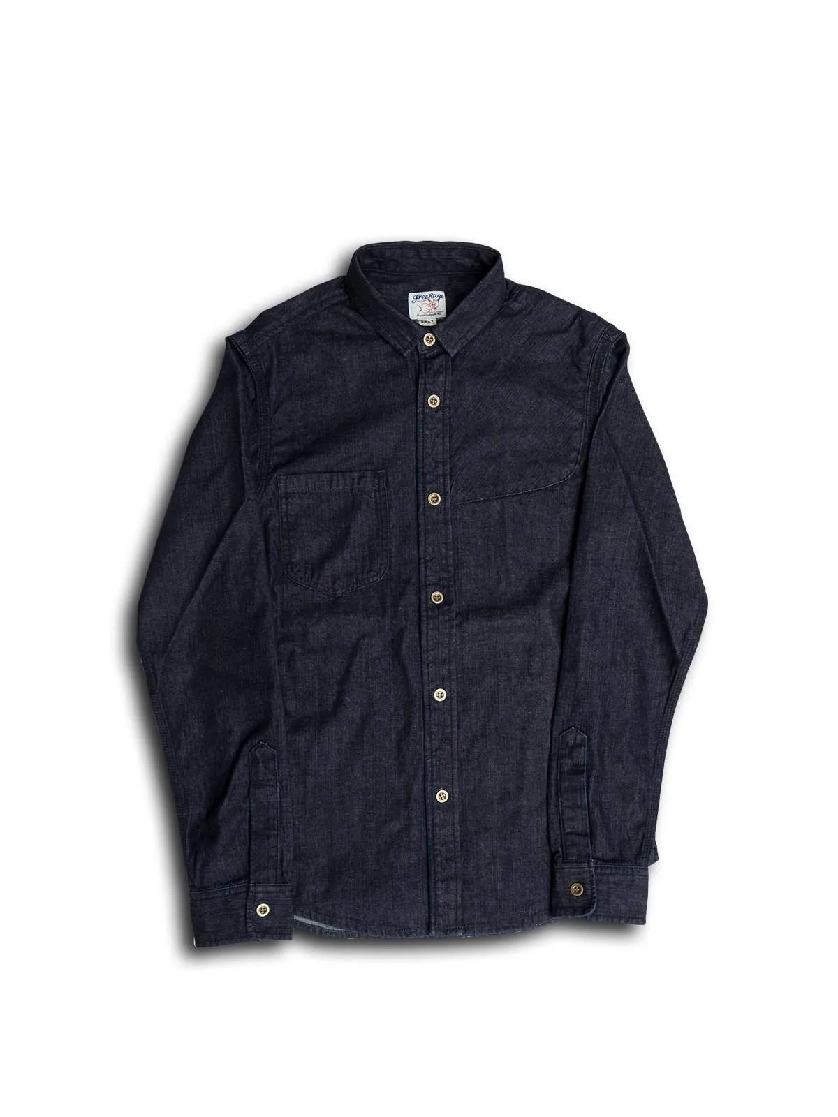 Free Rage Denim Shirt With Gunpatches