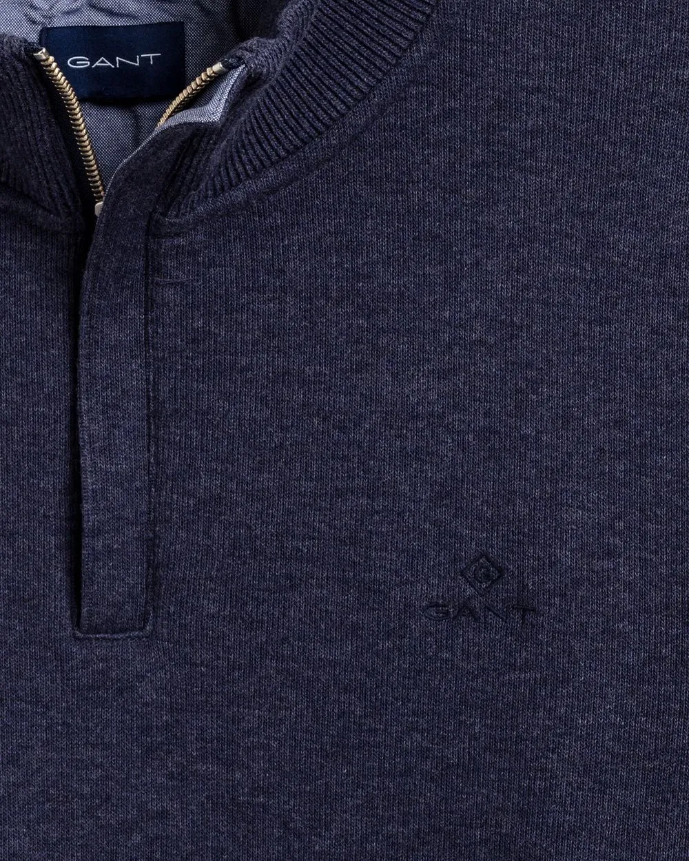 Gant Men's Sacker Rib Half Zip Sweater