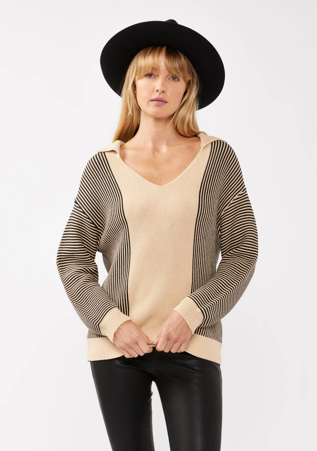 Going Places Stripe Pullover