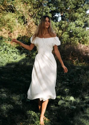 Goldie Dress - White