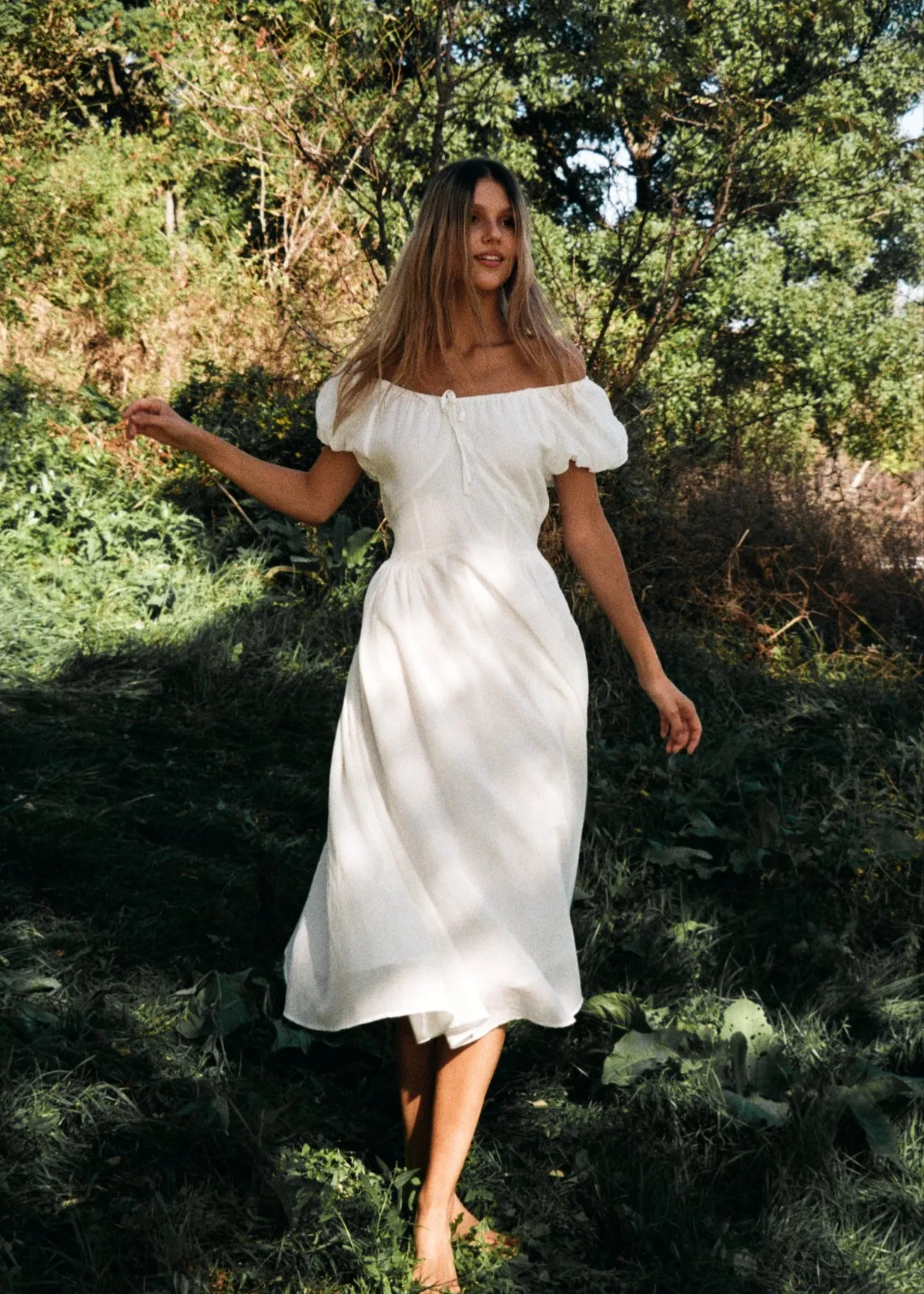 Goldie Dress - White