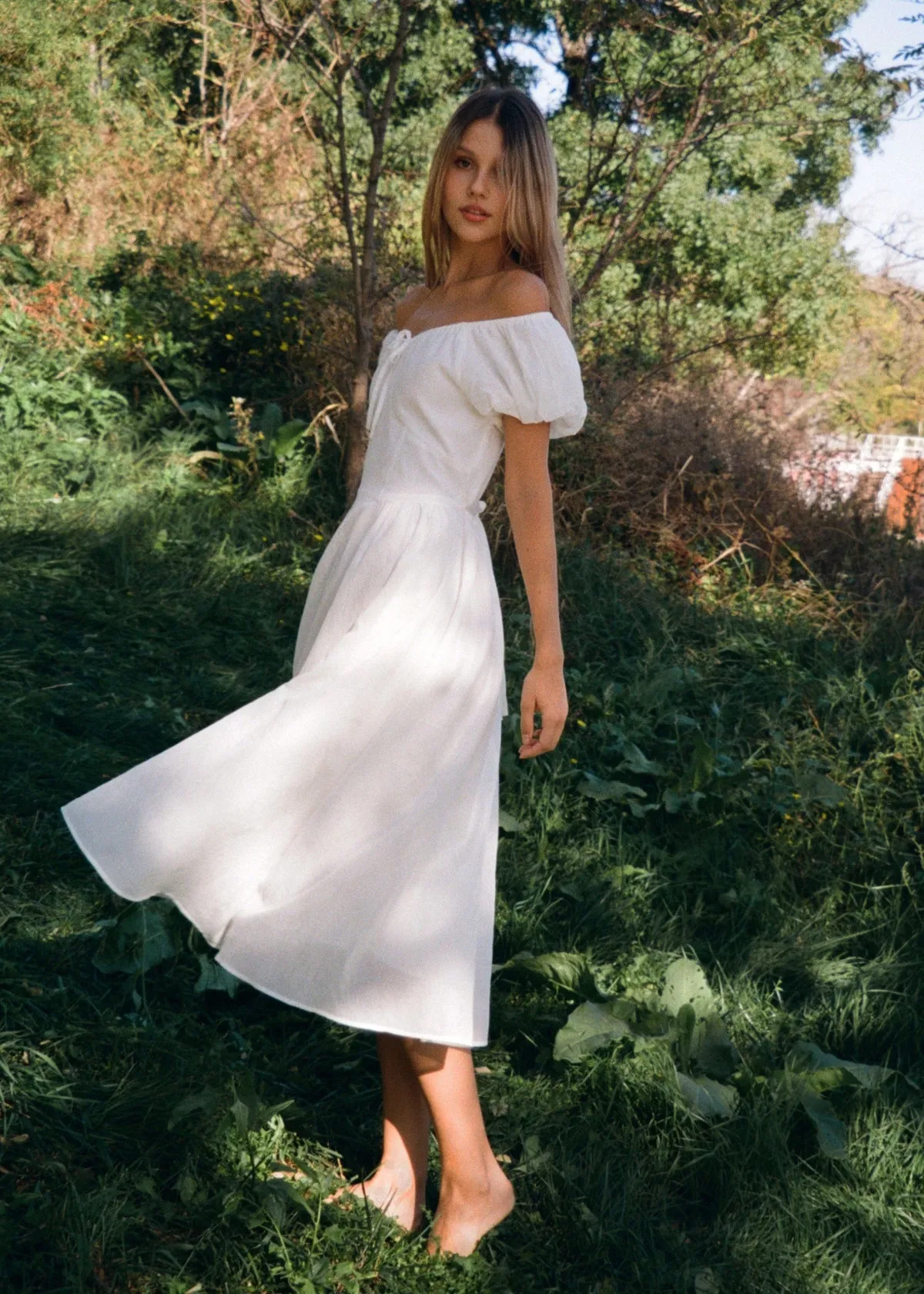 Goldie Dress - White