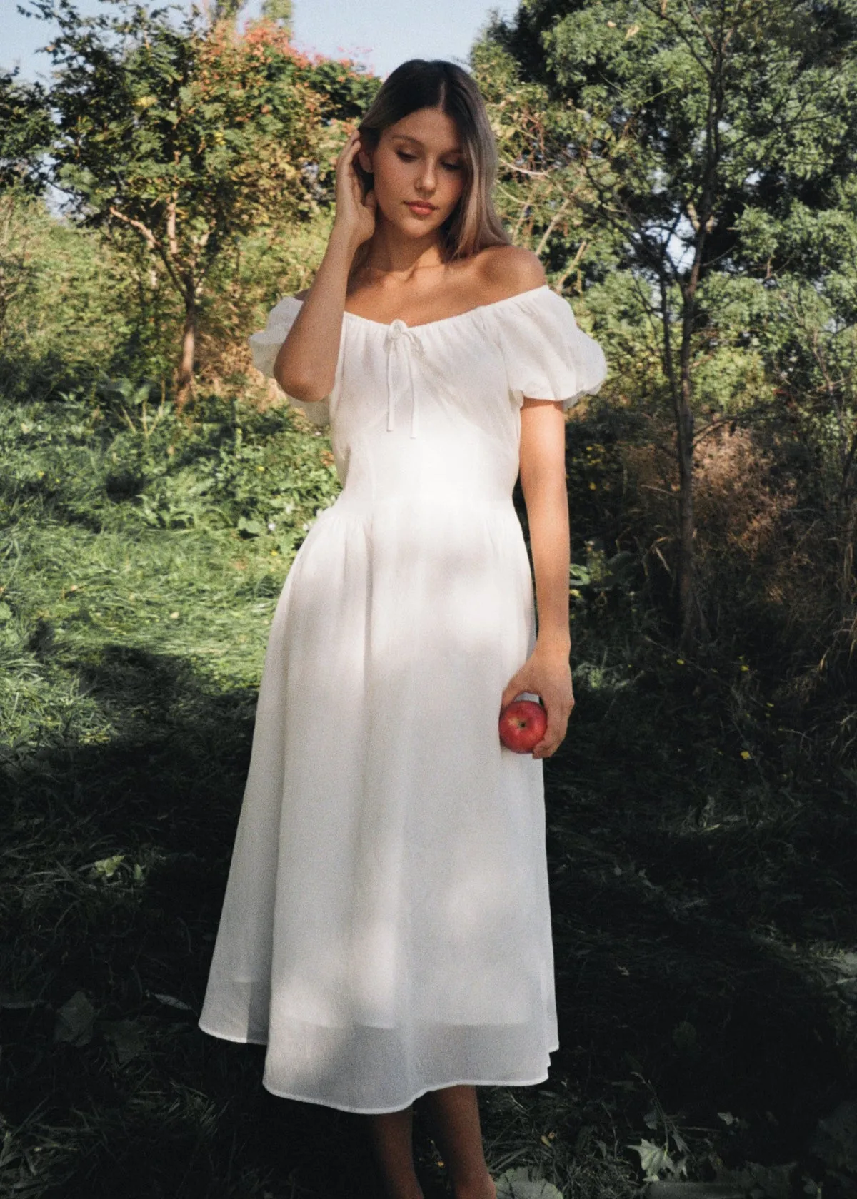 Goldie Dress - White