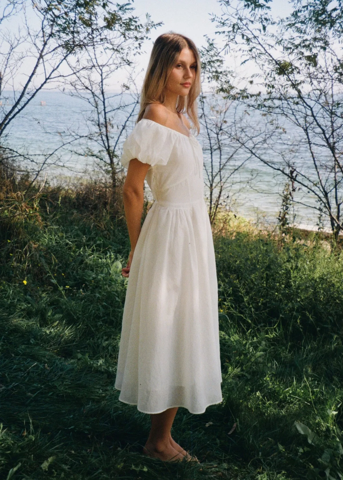 Goldie Dress - White