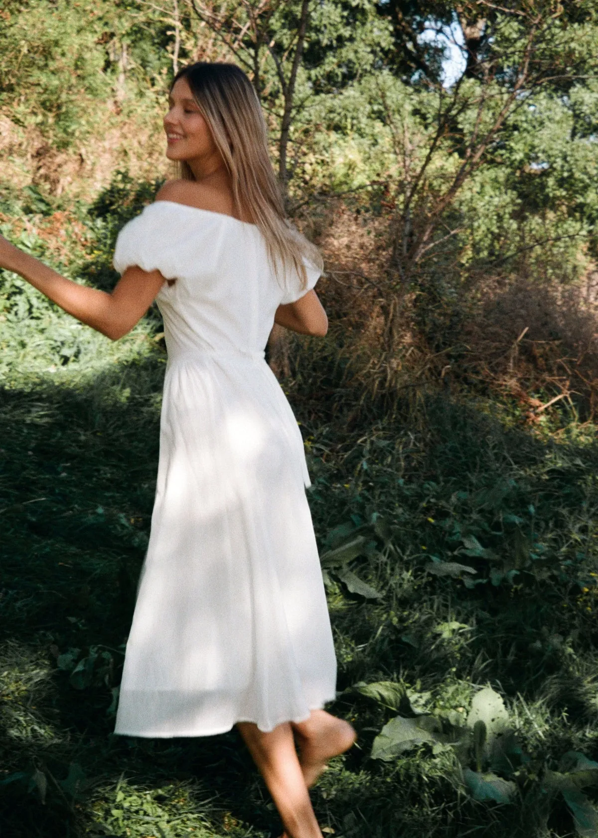 Goldie Dress - White