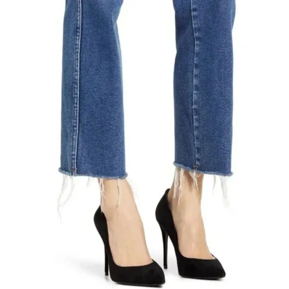 Good American Good Curve High Waist Straight Leg Jeans Size 26