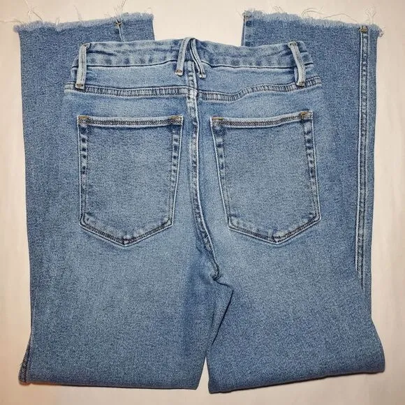 Good American Good Curve High Waist Straight Leg Jeans Size 26