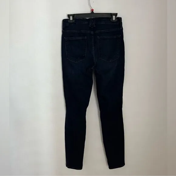 GOOD AMERICAN High Waisted Good Legs Crop Skinny Jeans 4/27