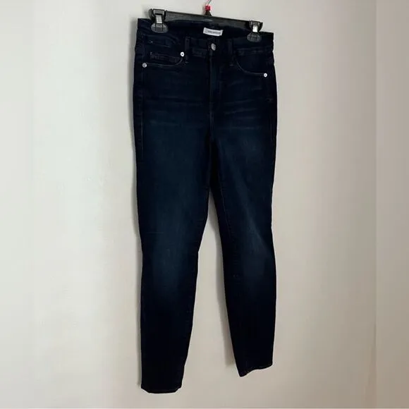GOOD AMERICAN High Waisted Good Legs Crop Skinny Jeans 4/27