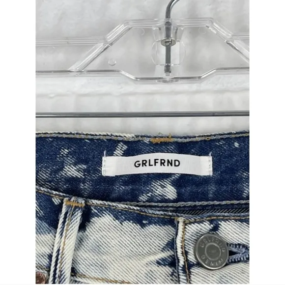 GRLFRND Karolina SunBleach Rigid Denim High Waisted Jeans sz 27