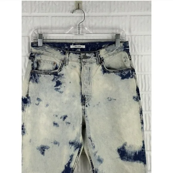 GRLFRND Karolina SunBleach Rigid Denim High Waisted Jeans sz 27
