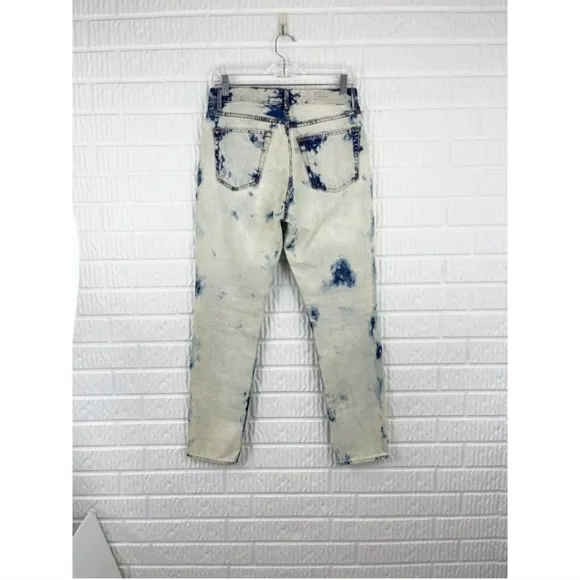 GRLFRND Karolina SunBleach Rigid Denim High Waisted Jeans sz 27