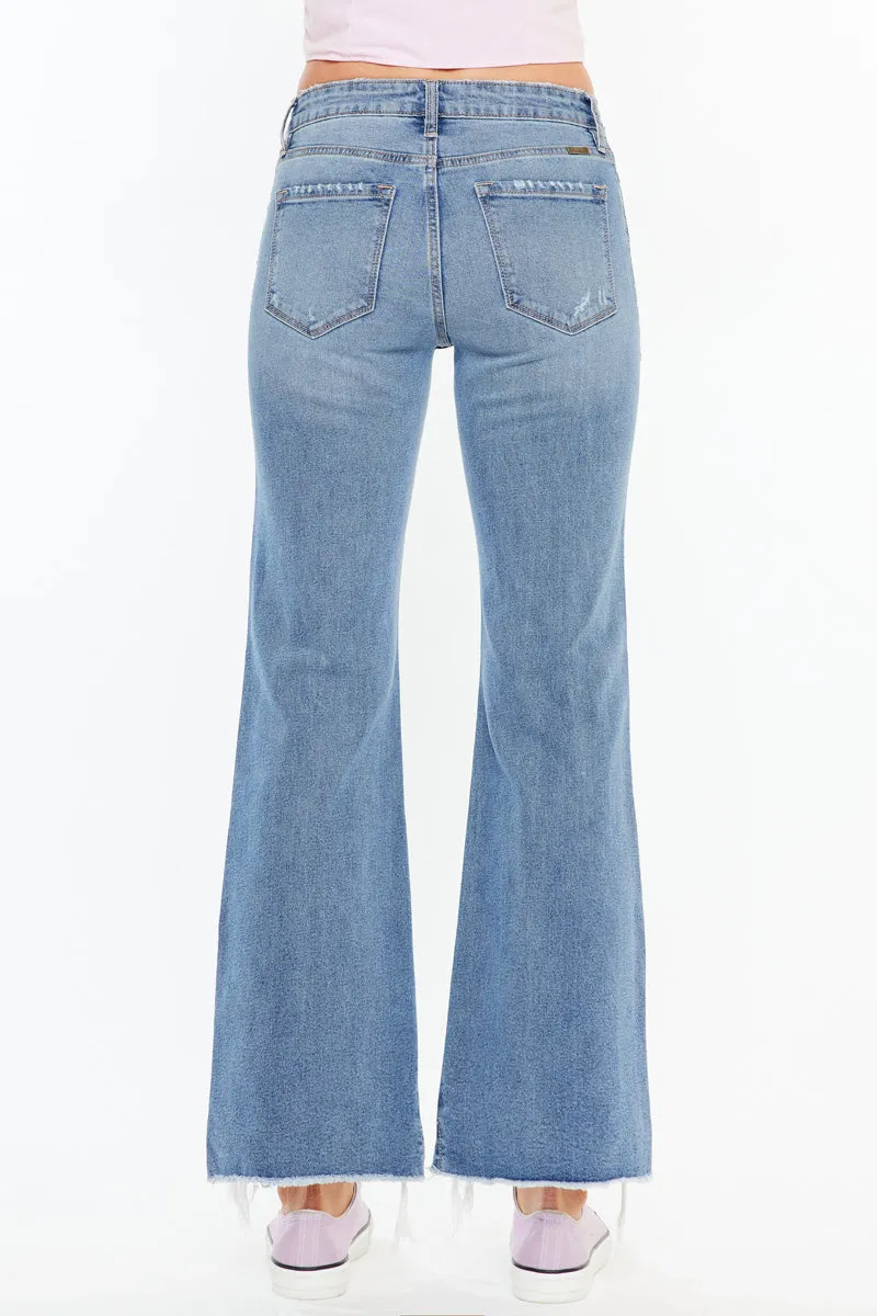 Gwen High Rise Wide Flare Jeans