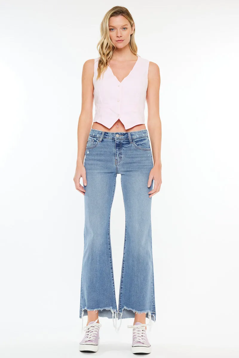 Gwen High Rise Wide Flare Jeans