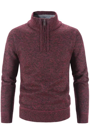 half zip pullover fleece thick coat