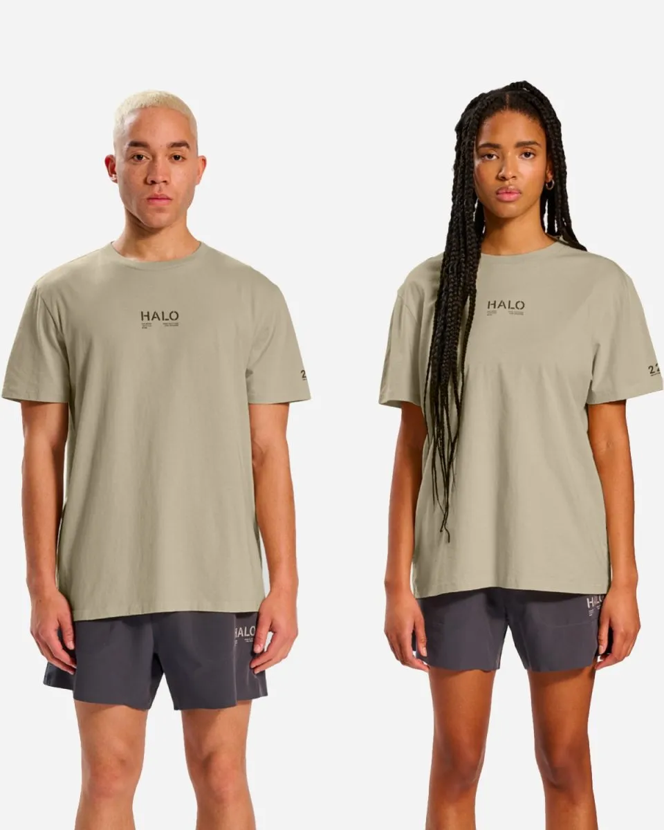 Halo Cotton T-Shirt - Oyster Gray